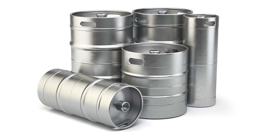 How many beers in a keg