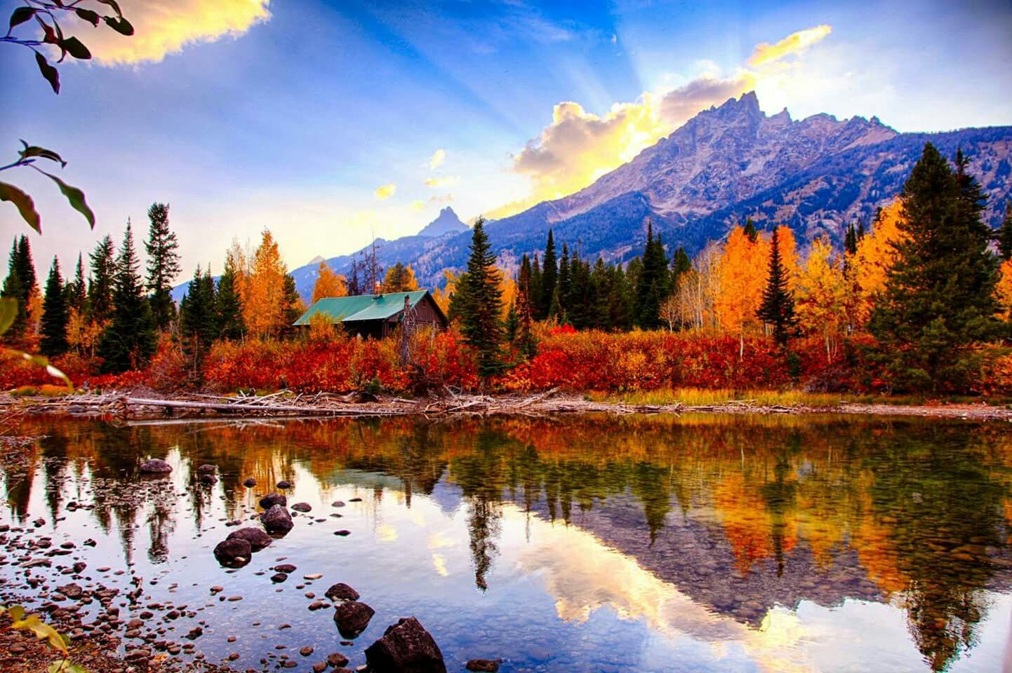 During the fall season (September to October)- best time to visit Grand Teton National Park