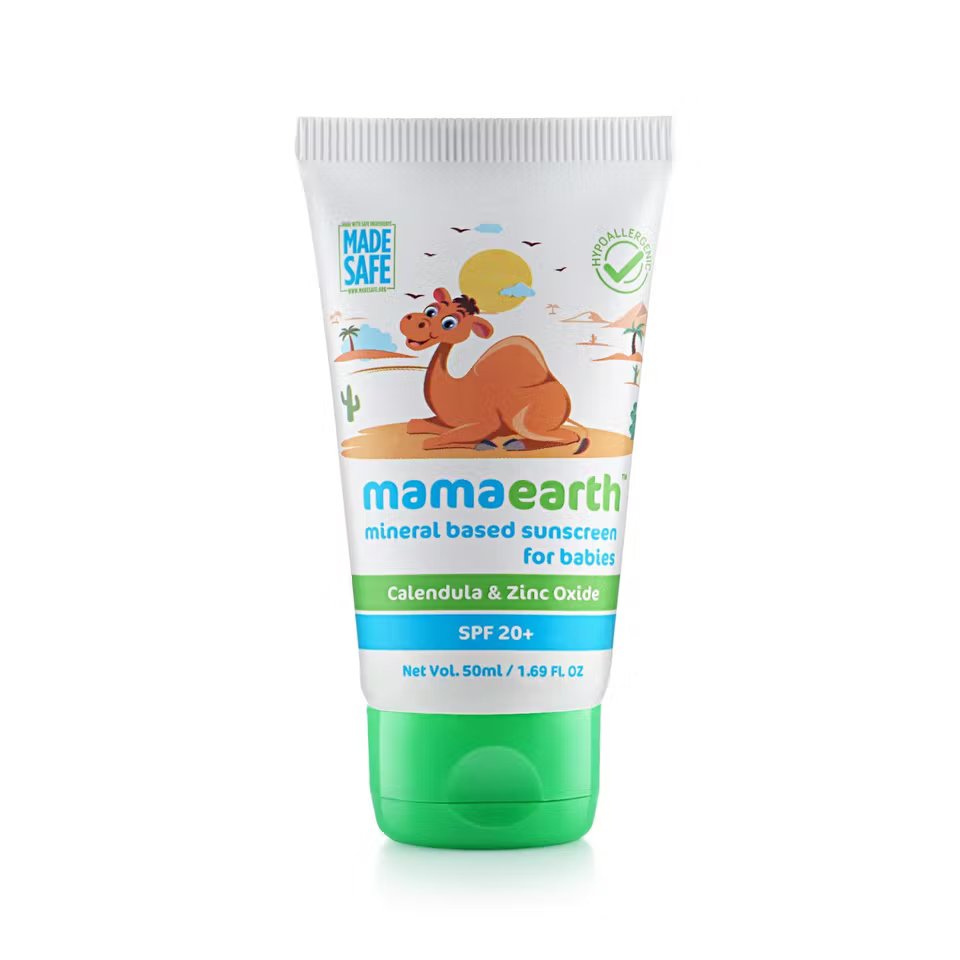 Mineral-based sunscreen by Mamaearth