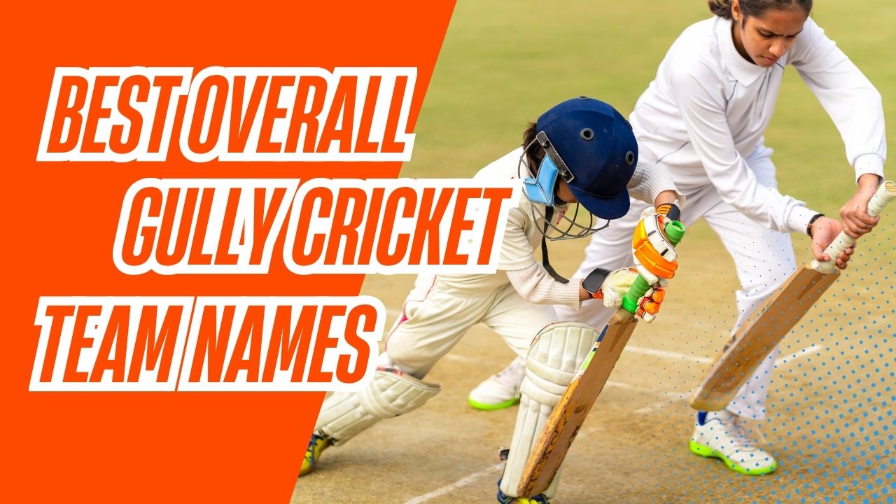 Best Overall Gully Cricket Team Names