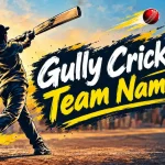 Gully Cricket Team Names