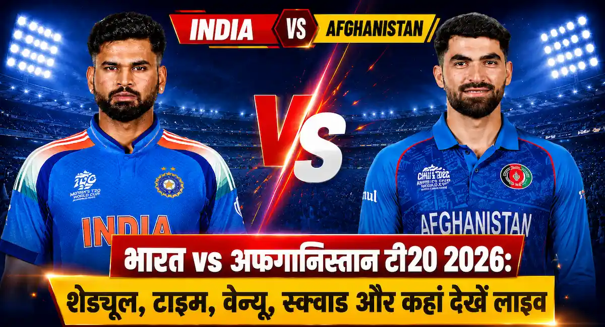 India vs Afghanistan 2026 Official T20I Squads & Team Lists